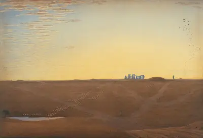 Stonehenge – Twilight av William Turner of Oxford