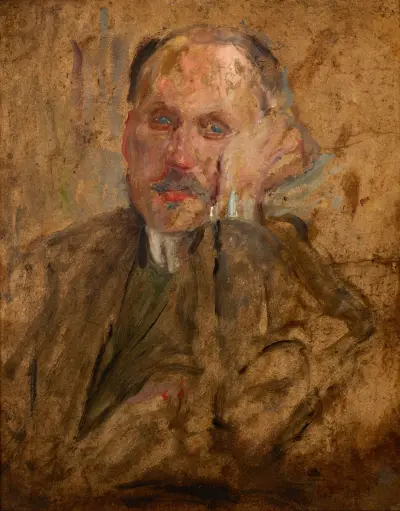 Sketch of a Male Figure av Olga Boznanska