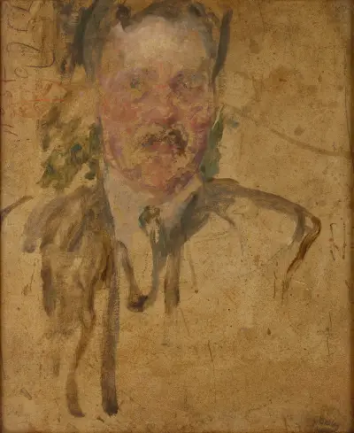 Sketch to the Portrait of Mr Beyley av Olga Boznanska