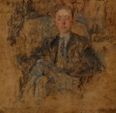 Study of a Male Figure av Olga Boznanska