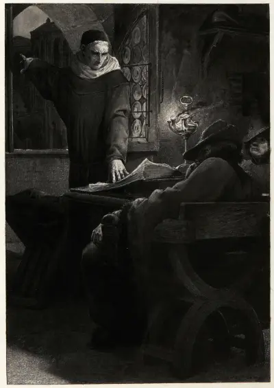 Abbas Beati Martini, Luc-Olivier Merson