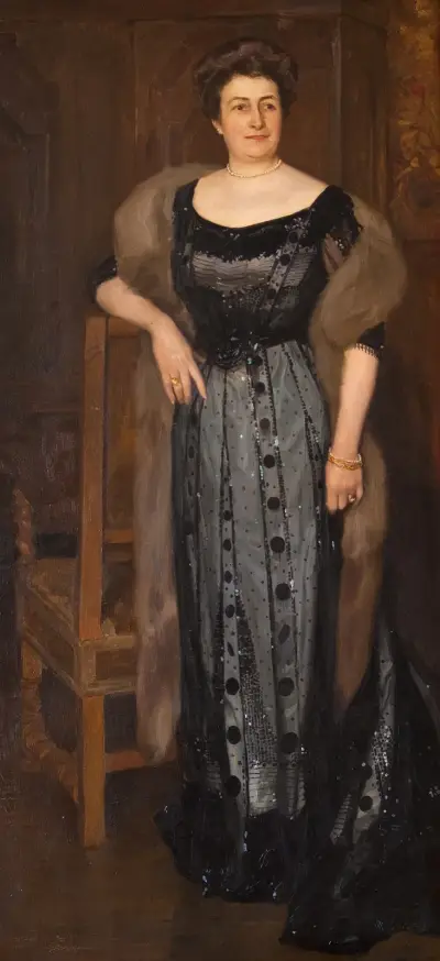 Porträt von Frau Alice Thiel von Oscar Björck