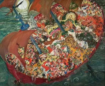 Das Narrenschiff, Oskar Laske