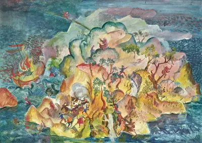 Die verzauberte Insel (Sturm) av Oskar Laske