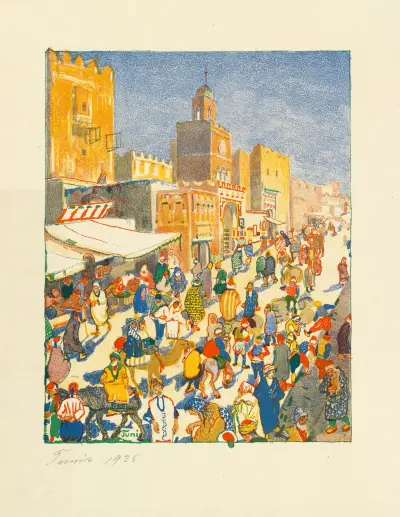 Tunis, Oskar Laske