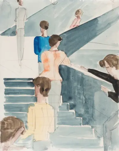 Bauhaus Stairway von Oskar Schlemmer