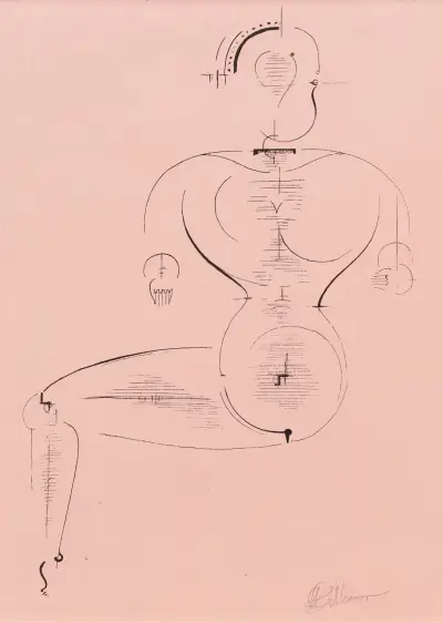 Figure H 2 (Figur H 2) von Oskar Schlemmer
