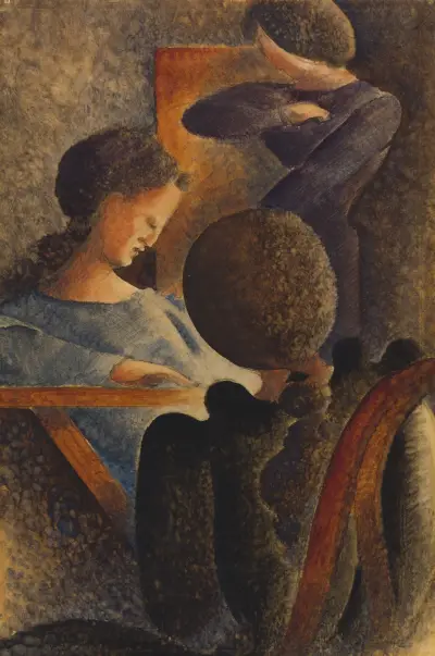 Sedentary Group von Oskar Schlemmer