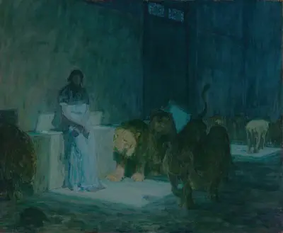 Daniel in the Lions’ Den av Henry Ossawa Tanner