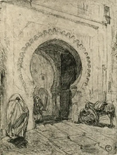 Brána v Tangeru, Henry Ossawa Tanner