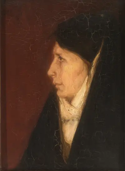 Profil ženské hlavy, Henry Ossawa Tanner