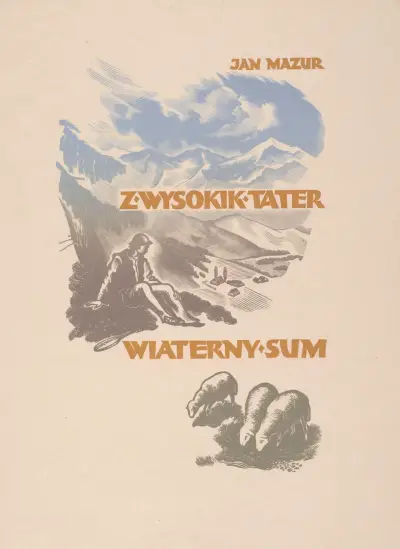 Buchumschlag zu Z wysokik Tater wiaterny sum von Jan Mazur von Stanisław Ostoja-Chrostowski
