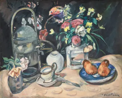 Still Life With Brioches av Emile Othon Friesz