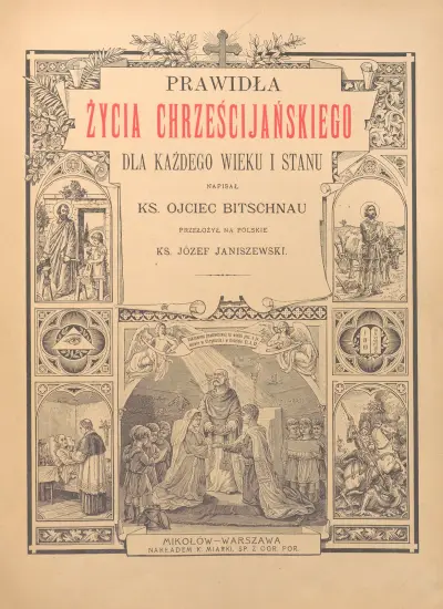 Prawidła życia chrześcijańskiego – title page av Otto Bitschnau