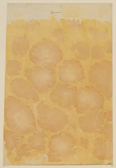 Marmorpapier, 1894 – nr 8 av Otto Eckmann