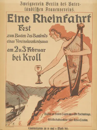 Zweigverein Berlin des vaterländischen Frauenvereins. Eine Rheinfahrt av Otto Eckmann