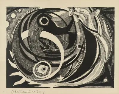 Die Zeichen, 1919 – Nr. 2 von Otto Freundlich