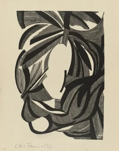Die Zeichen, 1919 – Nr. 3 von Otto Freundlich