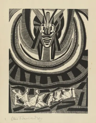 Die Zeichen, 1919 – Nr. 5 von Otto Freundlich
