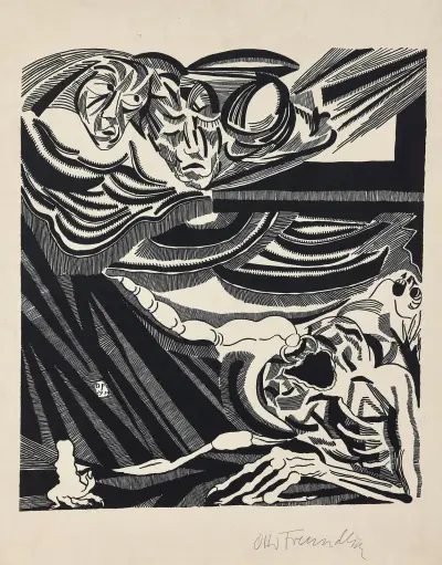 Die Zeichen Pl.4 von Otto Freundlich