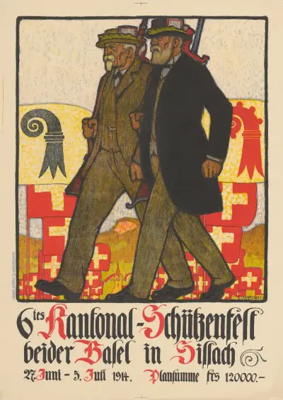 6tes Kantonal-Schützenfest beider Basel in Sissach von Otto Plattner
