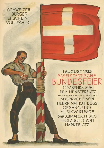 Bundesfeier, 1925 von Otto Plattner