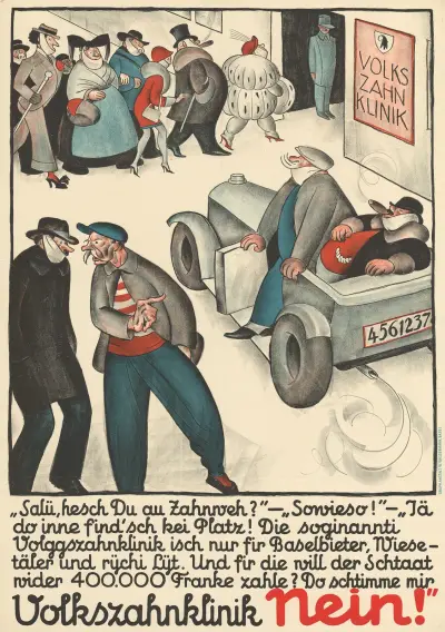 Volkszahnklinik Nein! von Otto Plattner
