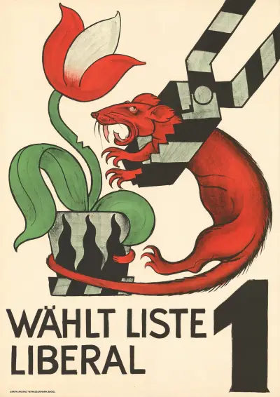 Wählt Liste 1 – Liberal von Otto Plattner