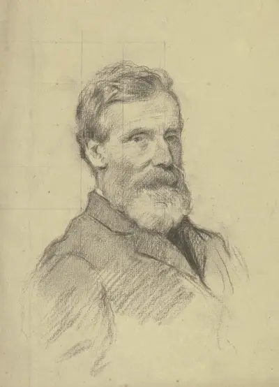 Bildnis Dr. George Bird av Otto Scholderer