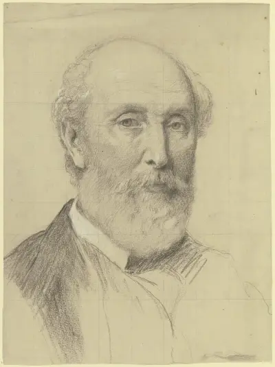 Bildnis Lord Powerscourt av Otto Scholderer
