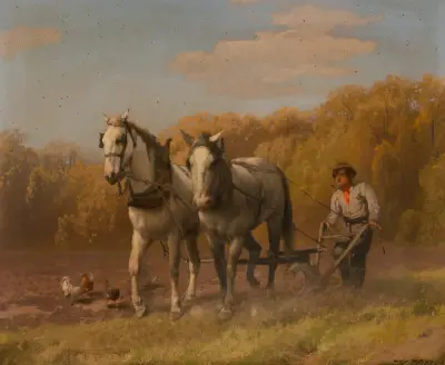 Plowing for the Next Crop av Hermann Ottomar Herzog