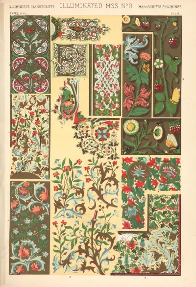 Illuminated Manuscripts No. 3 av Owen Jones