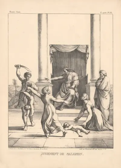 Jugement de Salomon, P. Bineteau