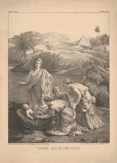 Moise sauve des eaux, P. Bineteau
