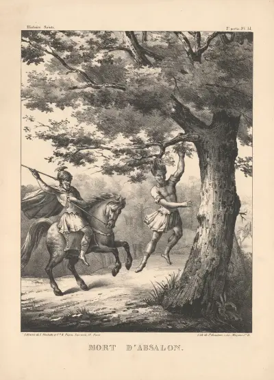 Mort d’Absalon, P. Bineteau