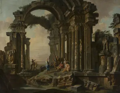 Römische Ruinen – Nr. 1 von Giovanni Paolo Panini