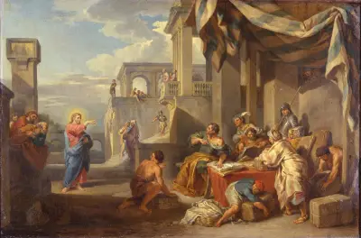 The Calling of Saint Matthew av Giovanni Paolo Panini