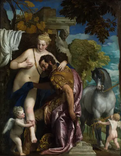 Mars a Venuše spojeni láskou, Paolo Veronese