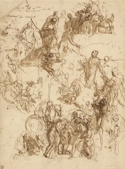 List se studiemi pro „Svatého Jiřího mučednictví“, Paolo Veronese