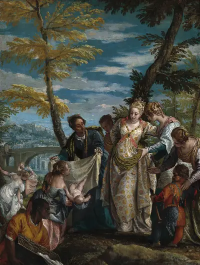 Mojžíšovo nalezení, Paolo Veronese