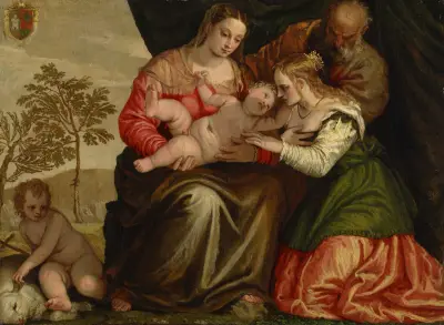 Mystické zasnoubení svaté Kateřiny, Paolo Veronese