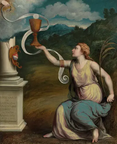 An Allegory of Faith av Paris Bordone