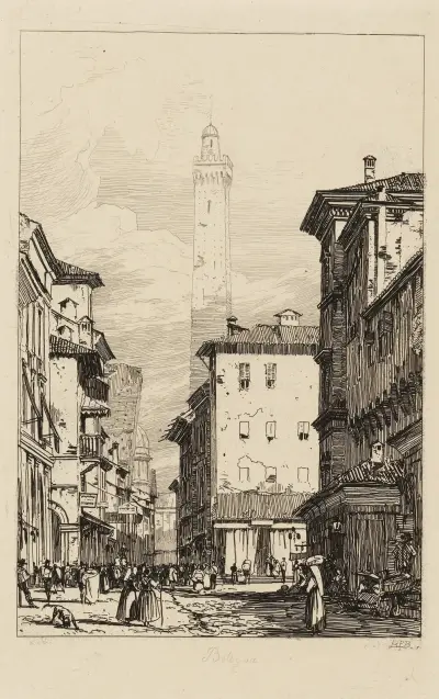 Bologna av Richard Parkes Bonington
