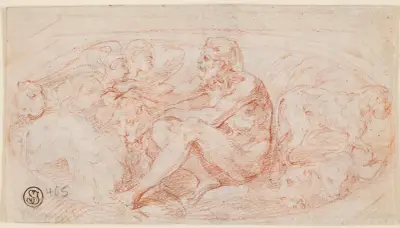 Daniel in the lion’s den, 1531 – Nr. 1 von Parmigianino