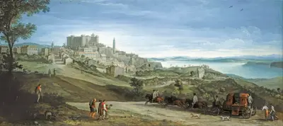 Pohled na Bracciano, Paul Bril