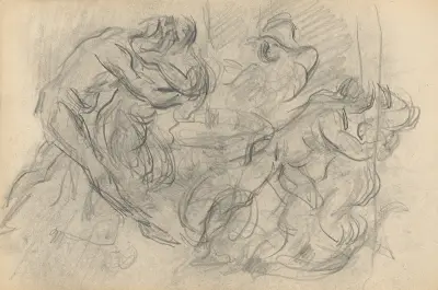 Carnival Scene av Paul Cézanne