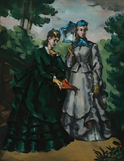La Promenade av Paul Cézanne