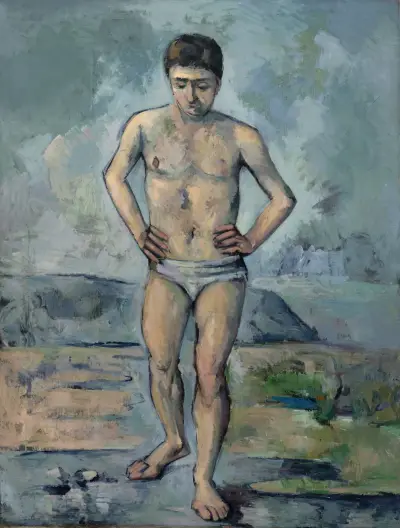 Le Grand Baigneur av Paul Cézanne