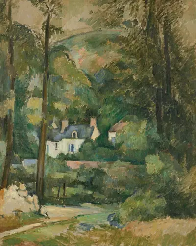 Maisons au Chou, à Pontoise av Paul Cézanne