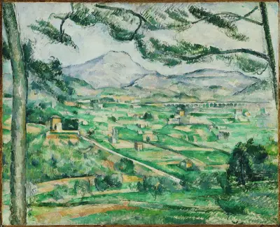 Mont Sainte-Victoire 2 av Paul Cézanne